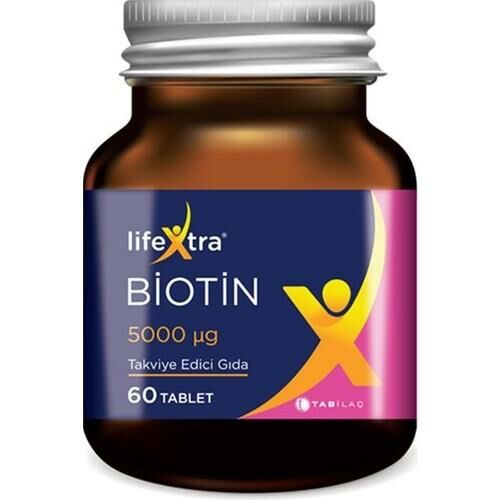 LifeXtra Biotin 5000 mcg 60 Tablet