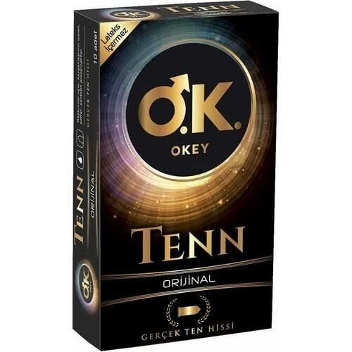 Okey Tenn Orijinal Non-Lateks Prezervatif 10 Adet