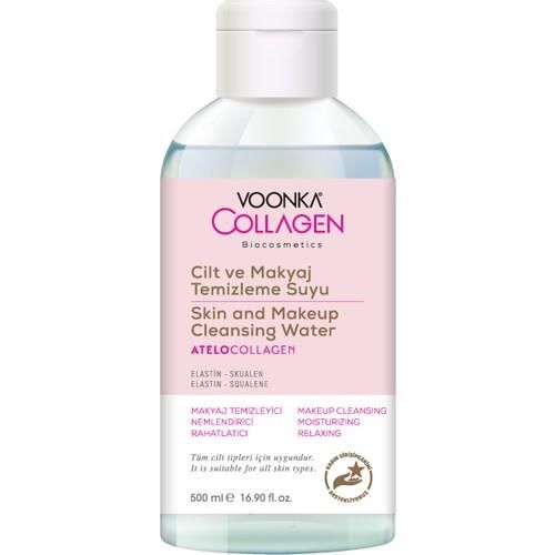 Voonka Collagen Cilt ve Makyaj Temizleme Suyu 500 ml