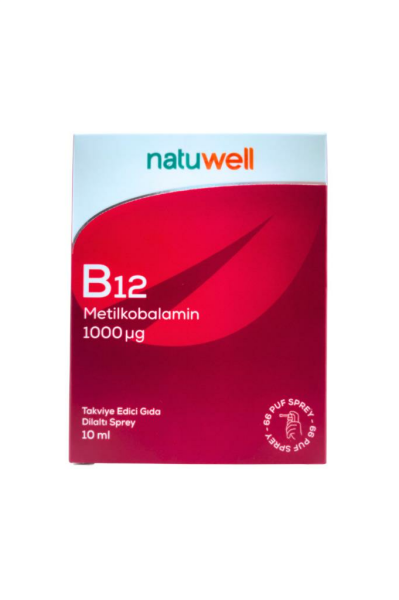 Natuwell B12 Metilkobalamin 1000 mcg 10 ml