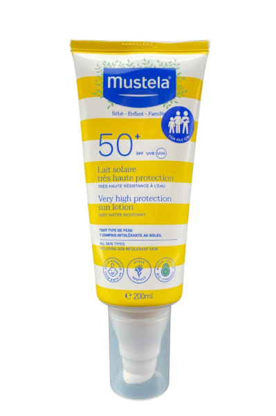 Mustela Çok Yüksek Koruma Faktörlü Spf50+ Güneş Losyonu 200 ml