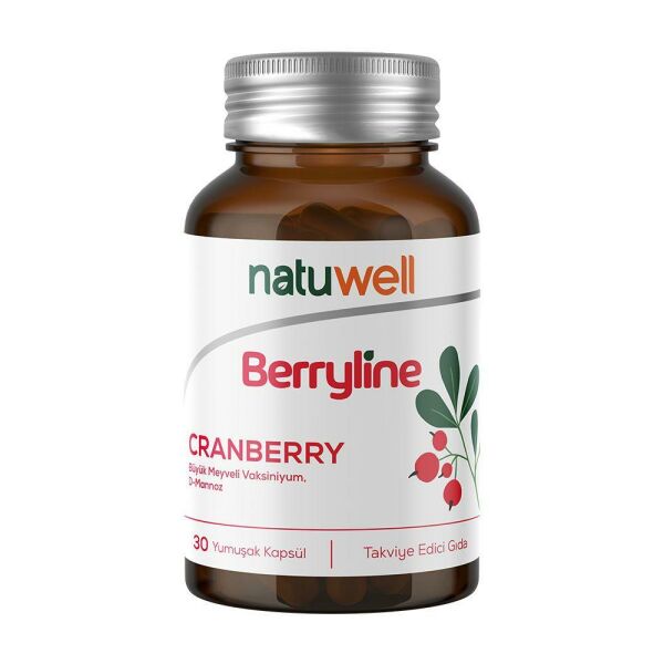 Natuwell Berryline Cranberry 30 Yumuşak Kapsül