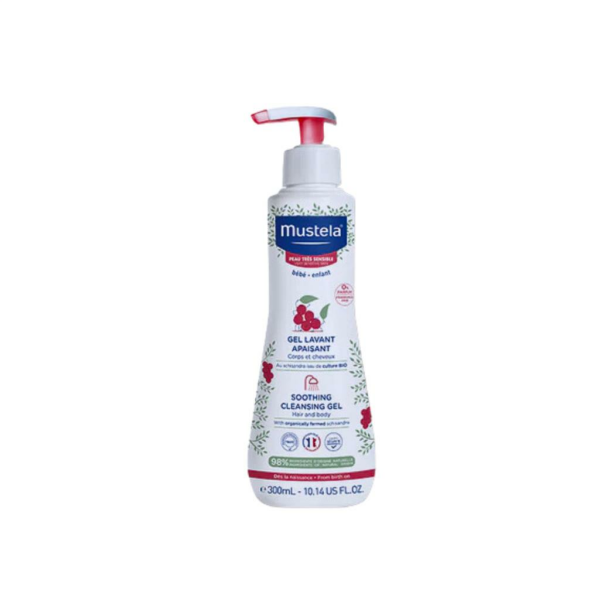 Mustela Soothing Cleansing Gel - Çok Hassas Ciltler İçin Jel Şampuan 300 ml