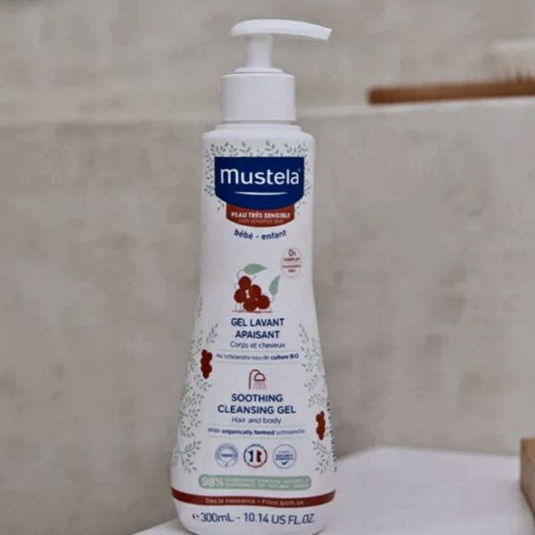 Mustela Soothing Cleansing Gel - Çok Hassas Ciltler İçin Jel Şampuan 300 ml