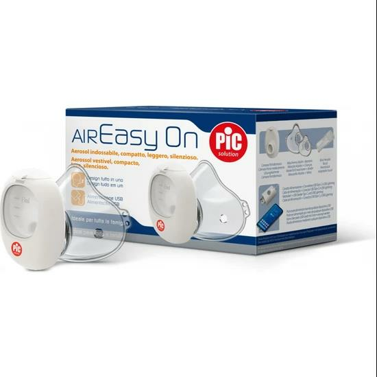 Pic Solution AirEasy On Taşınabilir Hafif Nebulizatör