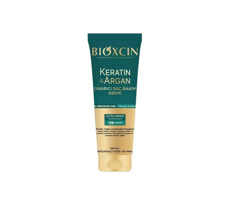 Bioxcin Keratin + Argan Onarıcı Saç Bakım Kremi 250 ml