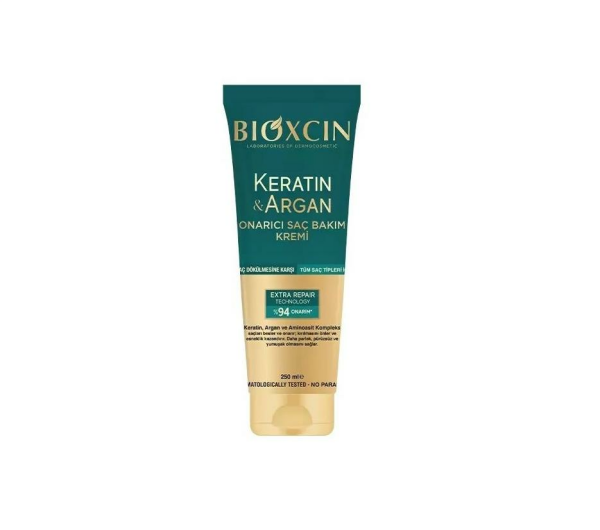 Bioxcin Keratin + Argan Onarıcı Saç Bakım Kremi 250 ml