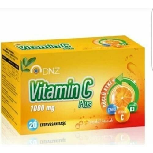 DNZ Vitamin C Plus 1000 mg 20 Suda Eriyen Saşe