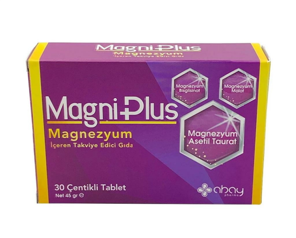 Magni Plus Magnezyum 30 Tablet