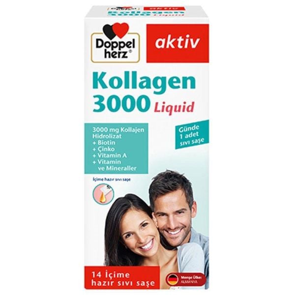 Doppelherz Kollagen 3000 Liquid 14 Sıvı Saşe