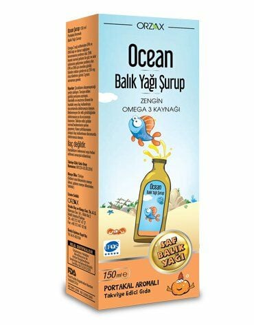 Ocean Balık Yağı Şurubu Portakallı 150 ml