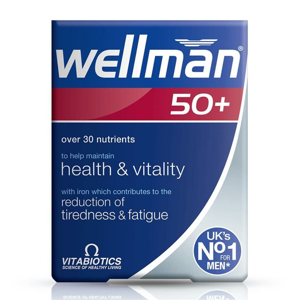 Vitabiotics Wellman 50+ 30 Tablet