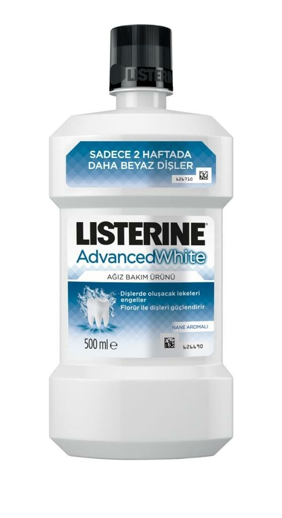 Listerine Advanced White Diş Beyazlatıcı Gargara 500 ml