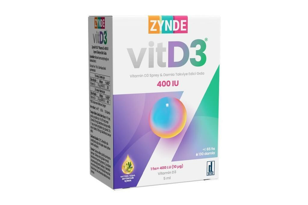 Zynde Vitamin D3 400 IU 5 ml