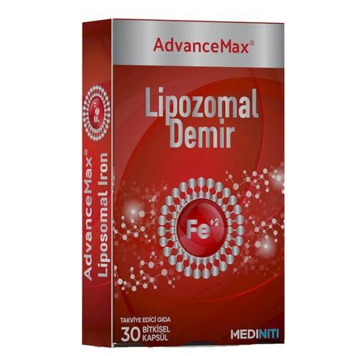 AdvanceMax Lipozomal Demir 30 Bitkisel Kapsül