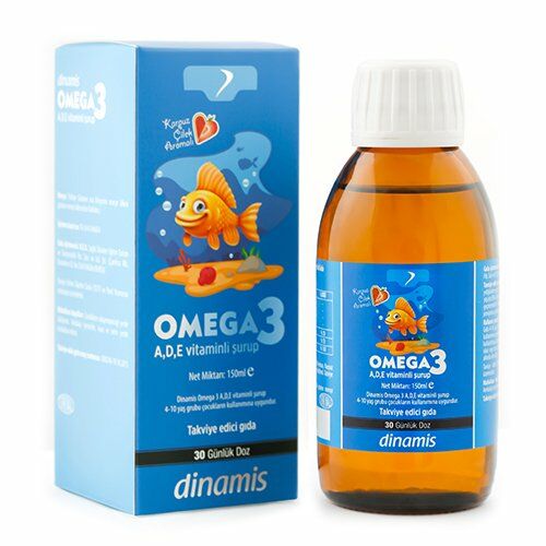 Dinamis Omega 3 A,D,E Vitaminli Şurup 150ml