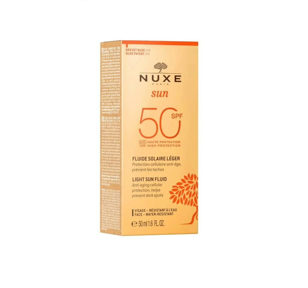 Nuxe Sun Light Fluid Hafif Dokulu Güneş Kremi Spf50+ 50 ml