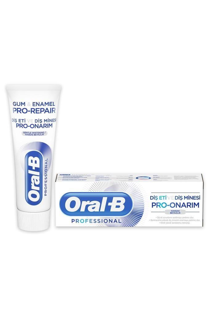 Oral-B Pro Onarım Diş Eti ve Diş Minesi Hassas Beyazlık 75ml