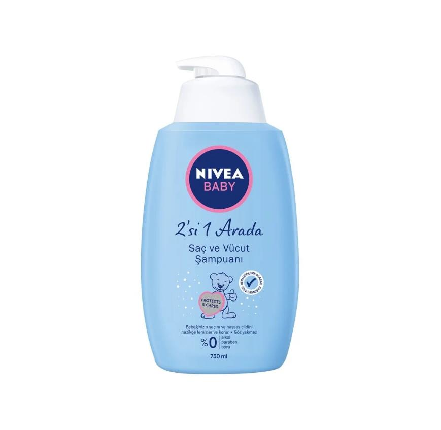 Nivea Baby Saç ve Vücut Şampuanı 750 ml