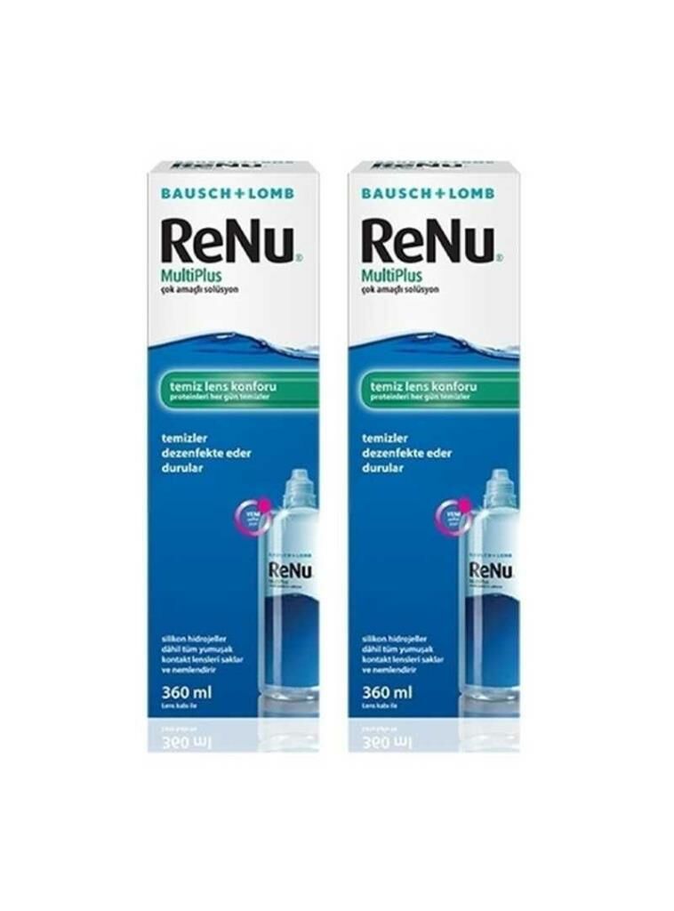 Renu Multiplus Lens Solüsyonu 2 x 360 ml (Avantaj Paketi)