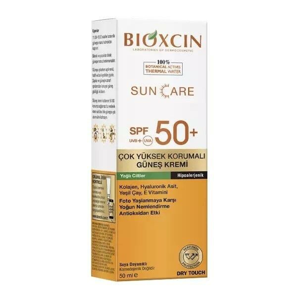 Bioxcin Sun Care Spf50+ Çok Yüksek Korumalı Güneş Kremi - Yağlı Ciltler İçin 50 ml