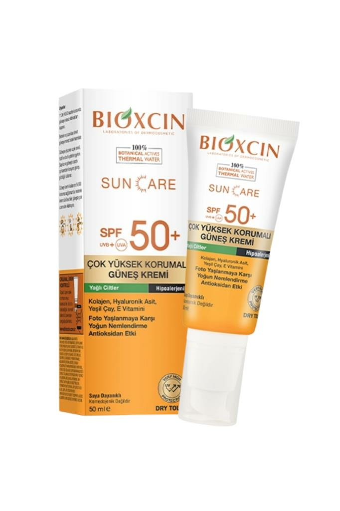 Bioxcin Sun Care Spf50+ Çok Yüksek Korumalı Güneş Kremi Yağlı Ciltler - Renkli 50 ml