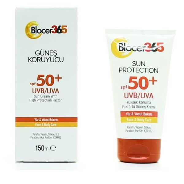 Blocer365 Spf50+ Akneye Eğilimli Ciltler Güneş Kremi 50 ml