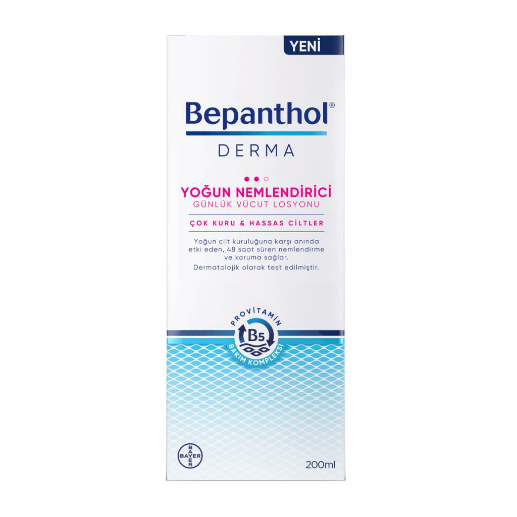 Bepanthol Derma Yoğun Nemlendirici Günlük Vücut Losyonu 200 ml