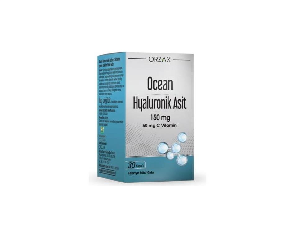 Ocean Hyaluronik Asit 150 mg 30 Kapsül