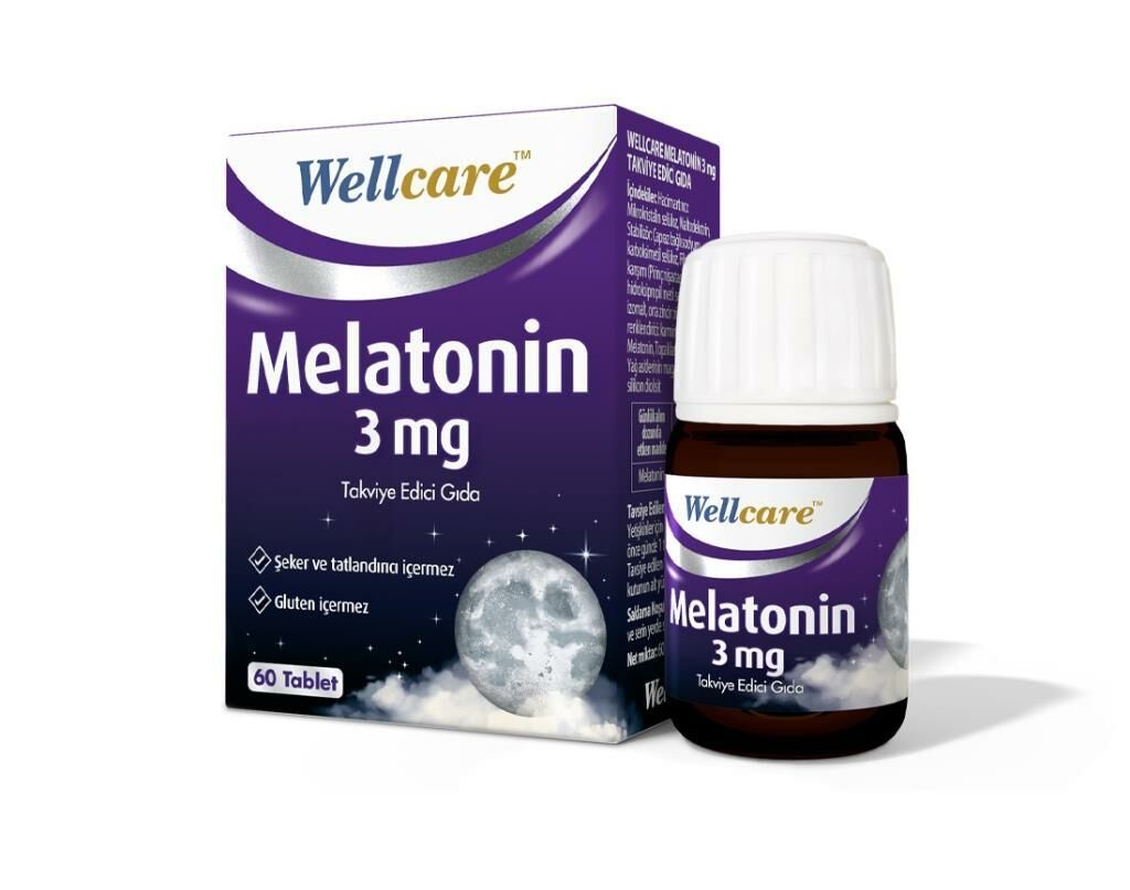 Wellcare Melatonin 3mg 60 Tablet
