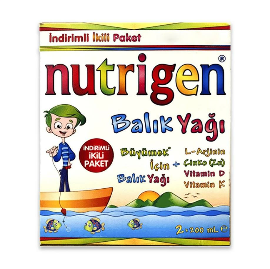 Nutrigen Balık Yağı Şurubu İkili Paket 2 x 200 ml