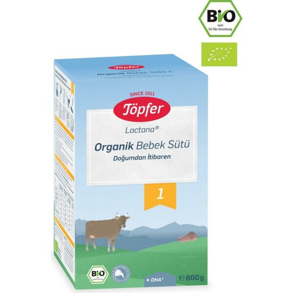 Töpfer Organik 1 Numara Bebek Sütü 600 gr