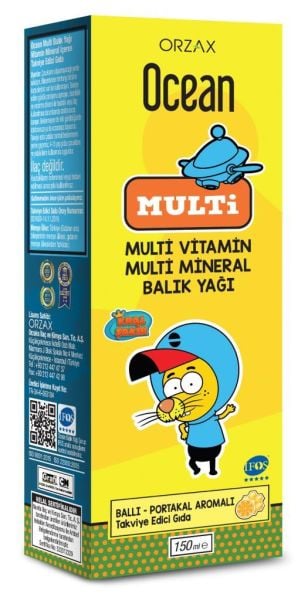 Ocean Multi Omega 3 Kral Şakir 150 ml Şurup