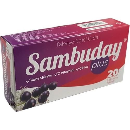 Sambuday Plus 20 Çiğneme Tableti