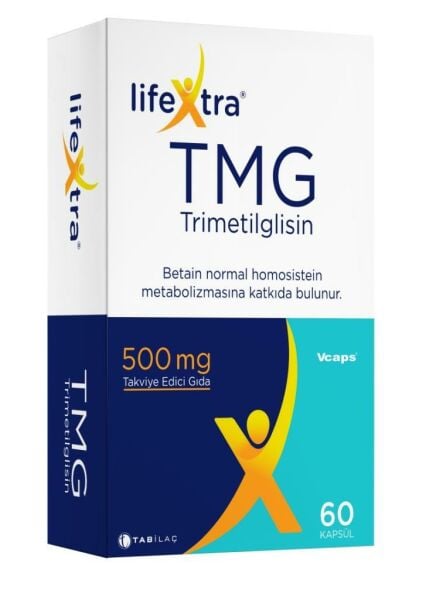 LifeXtra TMG Trimetilglisin 500 mg 60 Kapsül