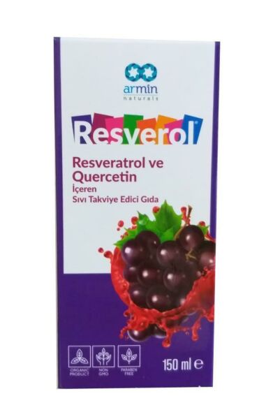 Armin Resverol Resveratrol ve Quercetin 150 ml
