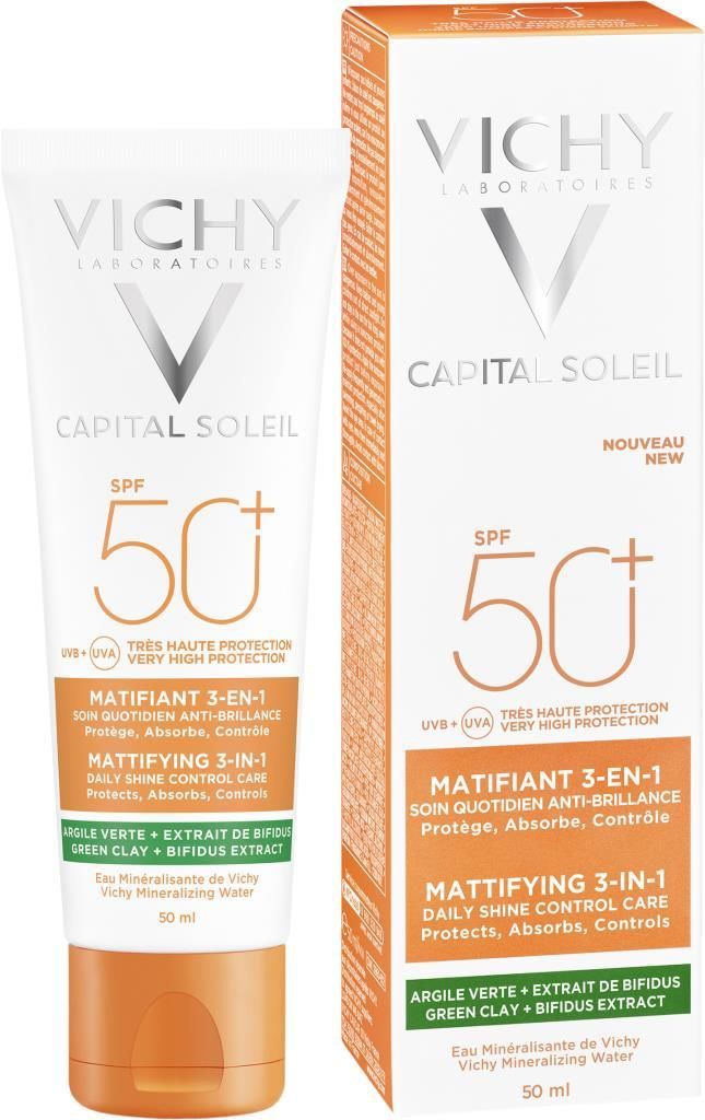 Vichy Capital Soleil Spf 50+ Matlaştırıcı Yüz Güneş Kremi 50ml