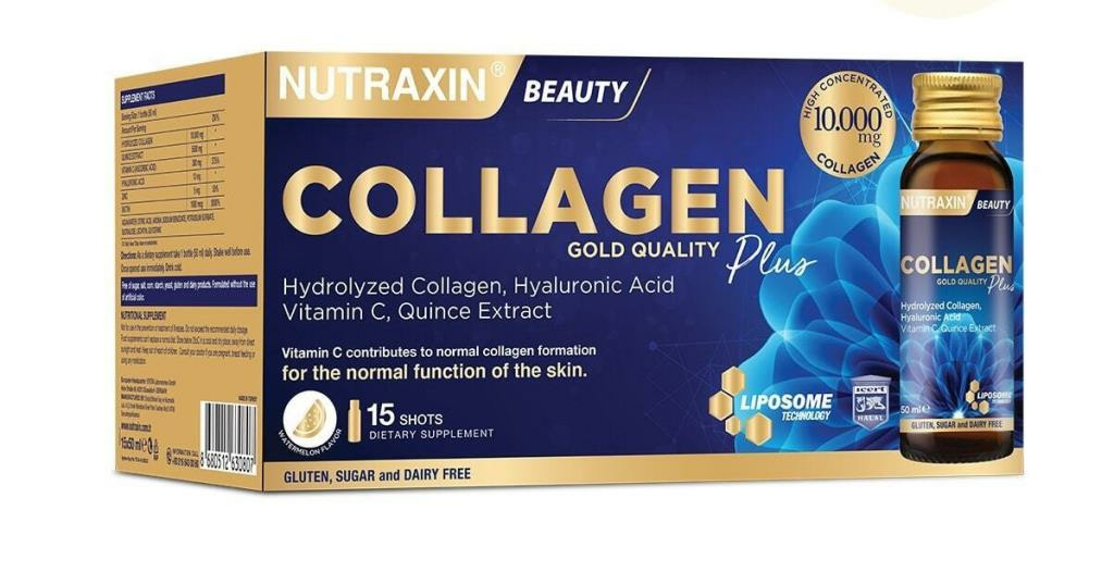 Nutraxin Gold Collagen Plus 10000 mg 50 ml x 15 Shot