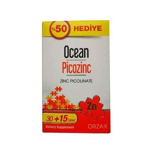 Ocean Picozinc Çinko Pikolinat 45 Tablet