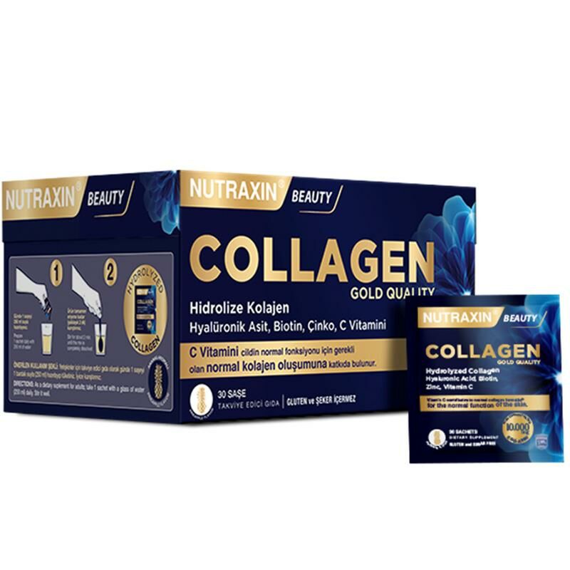 Nutraxin Gold Collagen Plus 10000 mg Ananas Aromalı 30 Saşe