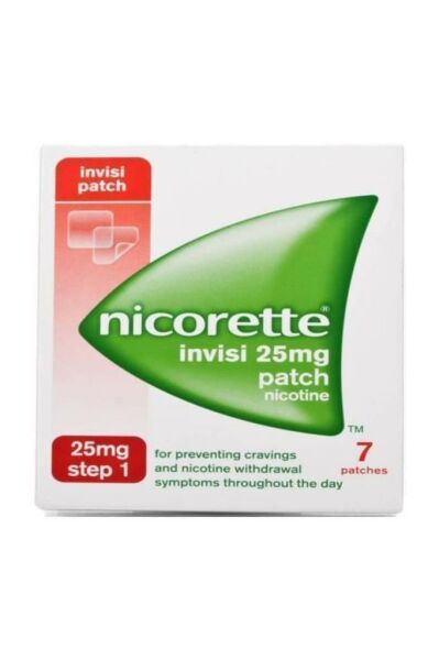 Nicorette Invisi 1.Adım 25mg Nikotin Bandı 7 Adet