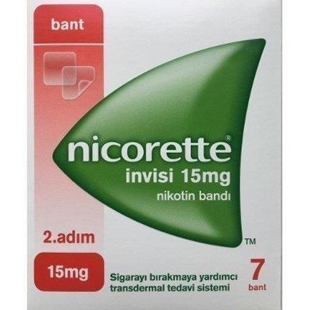 Nicorette Invisi 2. Adım 15mg Nikotin Bandı 7 Adet