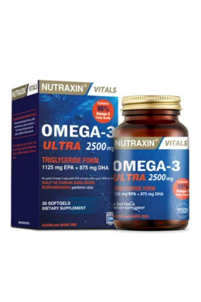 Nutraxin Ultra Omega-3 2500 mg 30 Kapsül