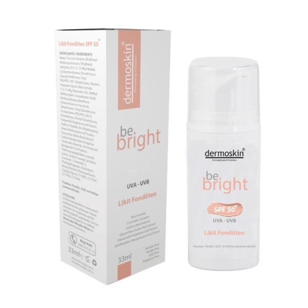 Dermoskin Be Bright Likit Fondöten Spf50+ 33 ml Light