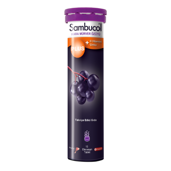 Sambucol Plus C Vitamini Zinc 15 Efervesan_Tablet