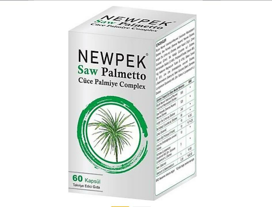 Newpek Saw Palmetto Cüce Palmiye Complex 60 Kapsül