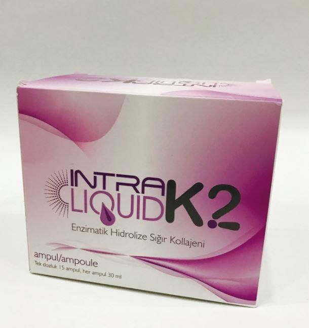 Intra Liquid K2 Enzimatik Hidrolize Sığır Kollajeni 15 Ampül