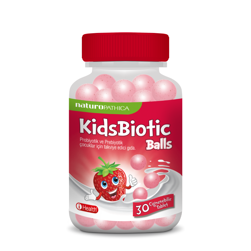 Naturopathica Kids Biotic Balls Probiyotik 30 Çiğneme Tableti