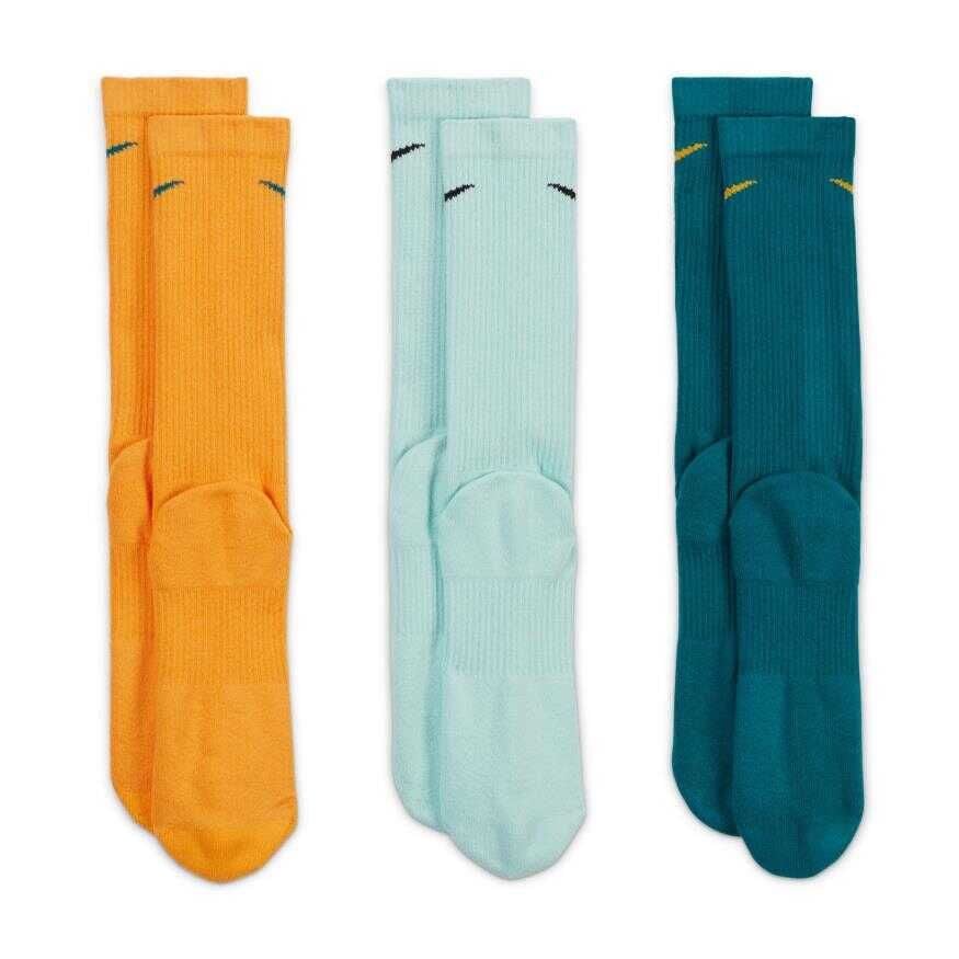 Nike Everyday Plus Cushioned Crew Antrenman Çorapları (3 Çift)