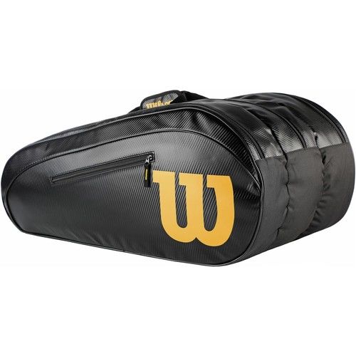 Wilson Elite Racket Bag 15 Pack Special Edition - Black, Gold